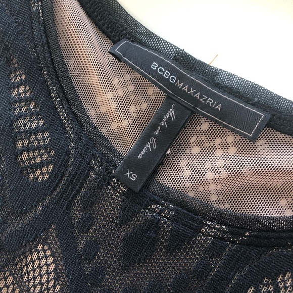 BCBG MaxAzria Sleeveless Maxi Dress in Lace XS - Picture 6 of 7